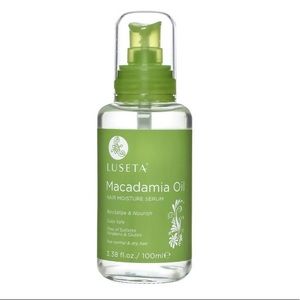 LUSETA Macadamia Oil HAIR MOISTURE SERUM  Brand New  3.38 fl.oz./100ml e